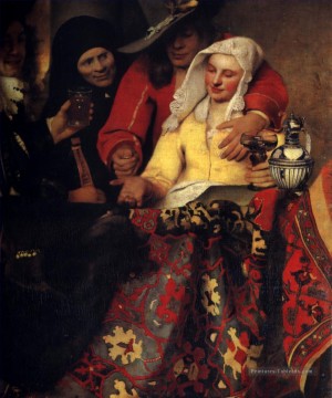 La Procuratrice Baroque Johannes Vermeer Peinture à l'huile